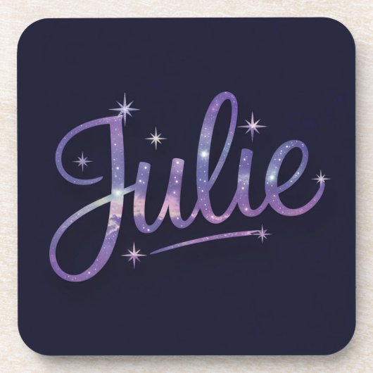 Julie Starry Sparkles Onderzetter Set (Voorkant)