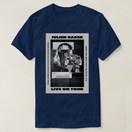 Julien Baker live op tournee Little T-shirt (Design voorkant)