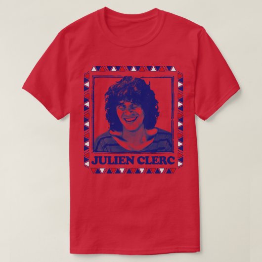 Julien Clerc Retro Design T-shirt (Design voorkant)