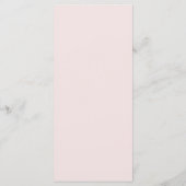 JULIEN Dusty Roos Blush Pink Waterverf Gold Fleck Menu (Achterkant)