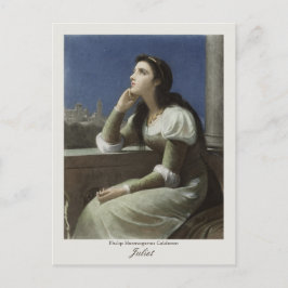 Juliet bij het balkon CC0173 Philip H Calderon Briefkaart