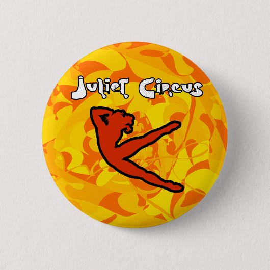Juliet Circus - BRAND! Ronde Button 5,7 Cm (Voorkant)