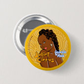 Juliet Circus - Gabriela Maia Ronde Button 5,7 Cm (Voorkant /achterkant)