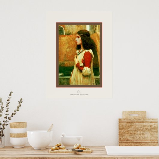 Juliet ~ John William Waterhouse Poster (Keuken)