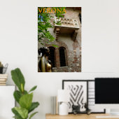 juliet & juliet ' balcony verona italië poster (Thuiskantoor)