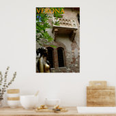juliet & juliet ' balcony verona italië poster (Keuken)