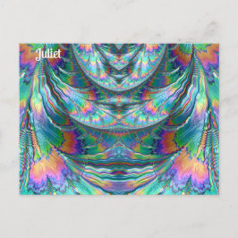 JULIET ~ Oozing Pastels ~ 3D Fractal Design ~ Briefkaart