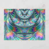 JULIET ~ Oozing Pastels ~ 3D Fractal Design ~ Briefkaart (Voorkant)