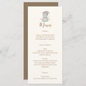 JULIET Tea Set Party Menu (Voorkant / Achterkant)