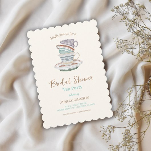 JULIET Tea Set Party Vrijgezellenfeest Kaart