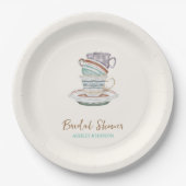JULIET Tea Set Party Vrijgezellenfeest Papieren Bordje (Voorkant)