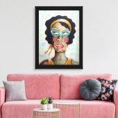 Juliet Wrapped Canvas Print (Insitu (Woonkamer))