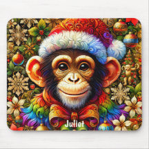 JULIET ~ Zany CHIMPANSEE Kerstmis