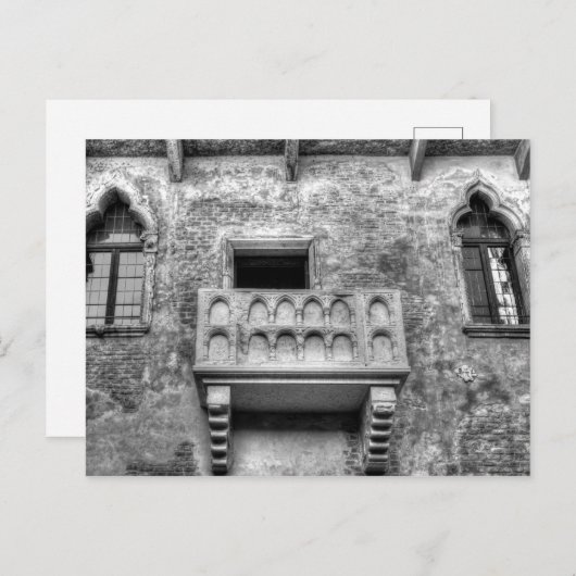 Juliet's Balcony Verona Briefkaart (Voorkant / Achterkant)