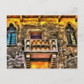 Juliet's Balcony Verona Van Gogh Briefkaart (Voorkant)