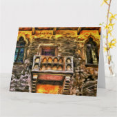 Juliet's Balcony Verona Van Gogh Kaart (Gele Bloem)