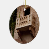 Juliet's Balcony; Waar is Romeo? Keramisch Ornament (Rechts)