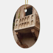 Juliet's Balcony; Waar is Romeo? Keramisch Ornament (Links)