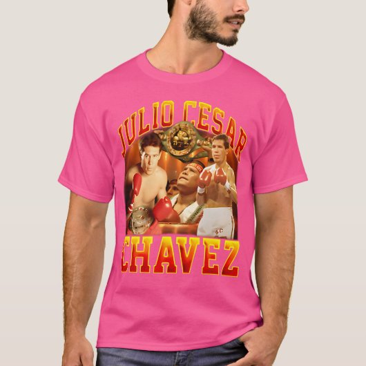 Julio Cesar Chavez, de Caesar van het boksen T-shirt (Voorkant)