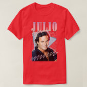 Julio Iglesias Retro Stijl Fan Design 1 T-shirt (Design voorkant)