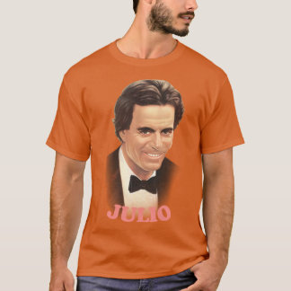 Julio Iglesias Retro stijl Fan ontwerp T-shirt