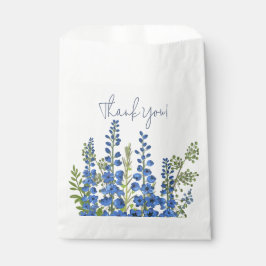 Juli's Blauwe Delphinium Bloemen Bedankt Bedankzakje