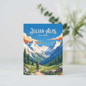 Julische Alpen Slovenië Briefkaart (Staand voorkant)
