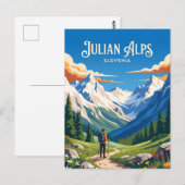 Julische Alpen Slovenië Briefkaart (Voorkant / Achterkant)