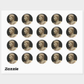 Julius Caesar afbeelding afbeelding Ronde Sticker (Vel)