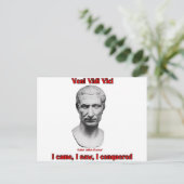 Julius Caesar Briefkaart (Staand voorkant)