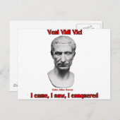 Julius Caesar Briefkaart (Voorkant / Achterkant)