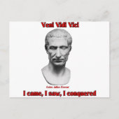 Julius Caesar Briefkaart (Voorkant)