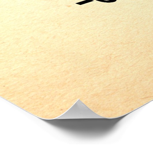 Julius Caesar citeert de Die is gegoten Poster (Hoek)