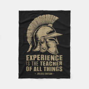 Julius Caesar citeert Romeinse helm ervaring is de Fleece Deken
