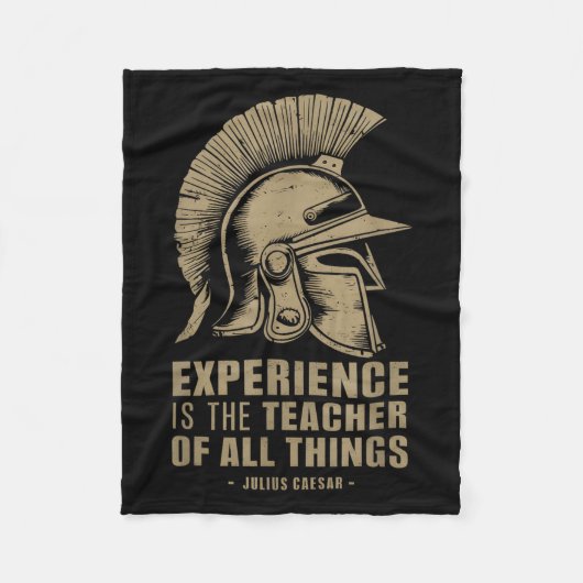 Julius Caesar citeert Romeinse helm ervaring is de Fleece Deken (Voorkant)