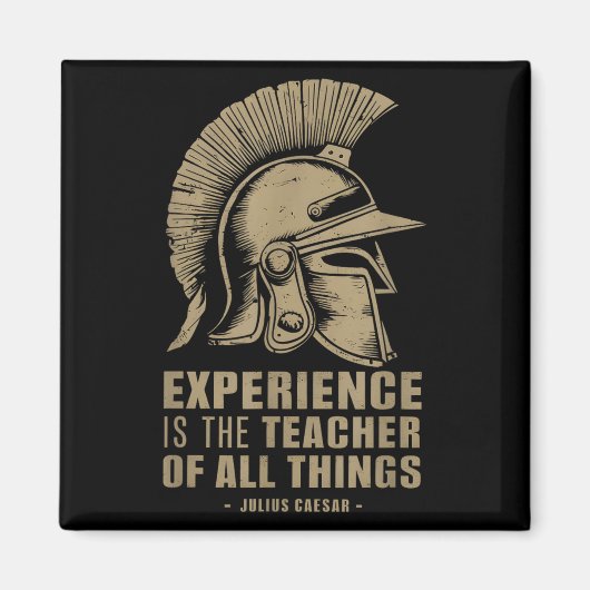 Julius Caesar citeert Romeinse helm ervaring is de Magneet (Voorkant)
