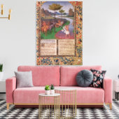 Julius Caesar Crossing the Rubicon, c.1470 Canvas Afdruk (Insitu (Woonkamer))