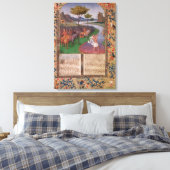 Julius Caesar Crossing the Rubicon, c.1470 Canvas Afdruk (Insitu (Slaapkamer))