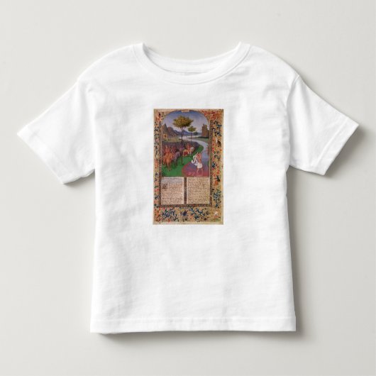 Julius Caesar Crossing the Rubicon, c.1470 Kinder Shirts (Voorkant)
