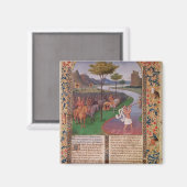 Julius Caesar Crossing the Rubicon, c.1470 Magneet (Voorkant / Achterkant)