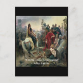 Julius Caesar dat ik zag dat ik veroverd was Briefkaart (Voorkant)