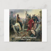 Julius Caesar dat ik zag dat ik veroverd was Briefkaart (Voorkant)