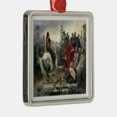 Julius Caesar dat ik zag dat ik veroverd was Metalen Ornament (Rechts)