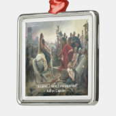 Julius Caesar dat ik zag dat ik veroverd was Metalen Ornament (Links)