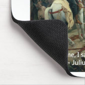 Julius Caesar dat ik zag dat ik veroverd was Muismat (Hoek)