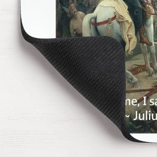 Julius Caesar dat ik zag dat ik veroverd was Muismat (Hoek)