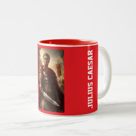 Julius Caesar, de trots van Rome Tweekleurige Koffiemok
