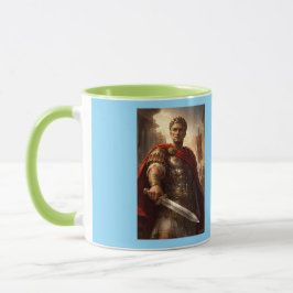 Julius Caesar groen en azuur Mok