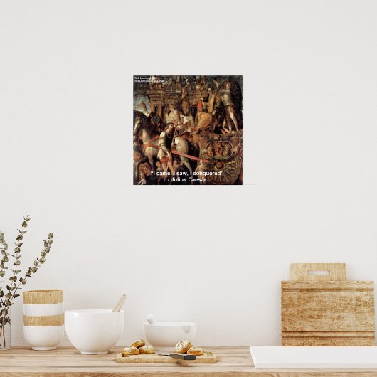 Julius Caesar "Ik heb gezien dat ik het Poster ver (Keuken)