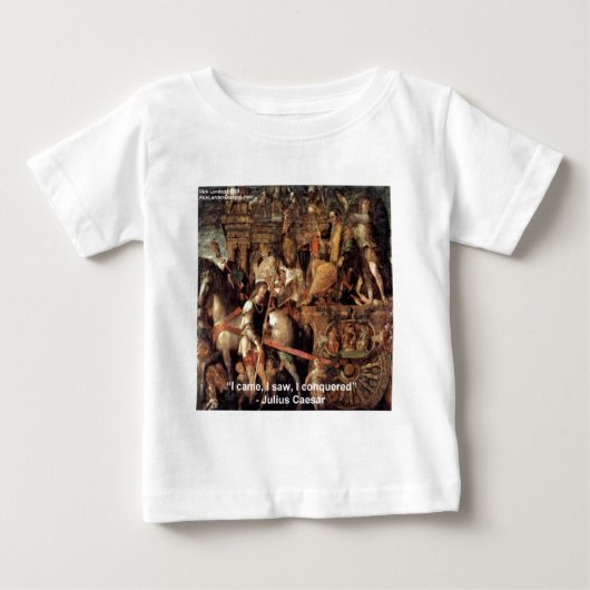 Julius Caesar "Ik overwon" Citaat Cadeaus & T-shir (Voorkant)
